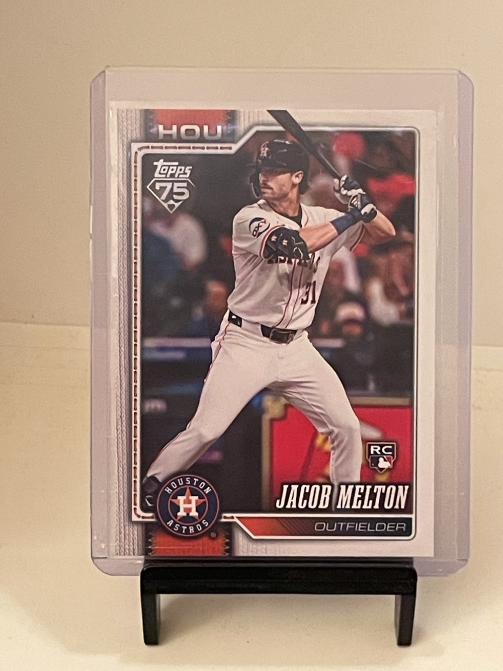 Jacob Mellton 2026 Topps Series Baseball Rookie Card-75th anniversary